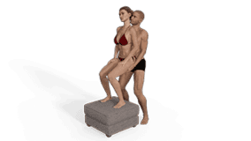 Raised Bodyguard Sex Position