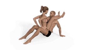 Folded Cradle Sex Position
