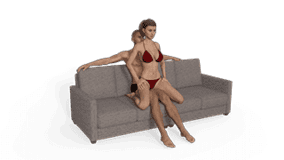 Kneeling Lap Dance Sex Position