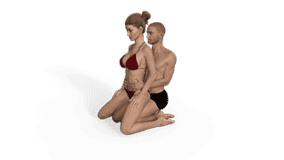 Kneeling Saint 180 Sex Position