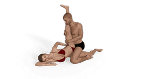 Scissored Flagpole Sex Position