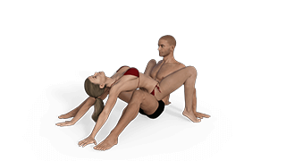 Crabby Cradle Sex Position