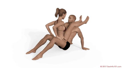 Folded Cradle Sex Position