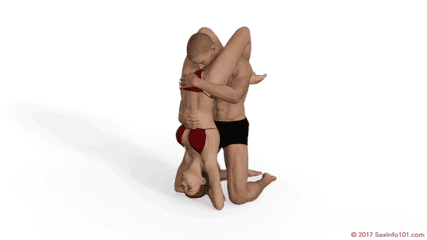 Kneeling Feedbag Sex Position