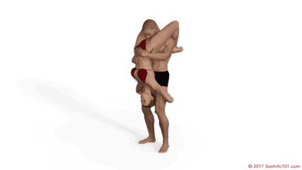 Standing Feedbag Sex Position