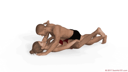 Split Missionary Sex Position
