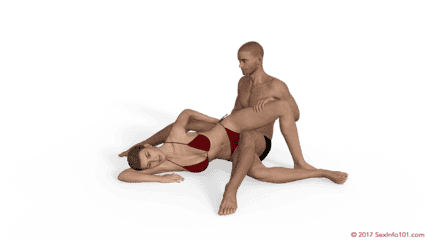 Sitting Scissors Sex Position